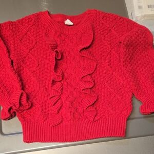 Gap Red Knit Sweater Toddler